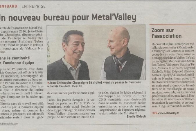 Changement de bureau à la Metal Valley